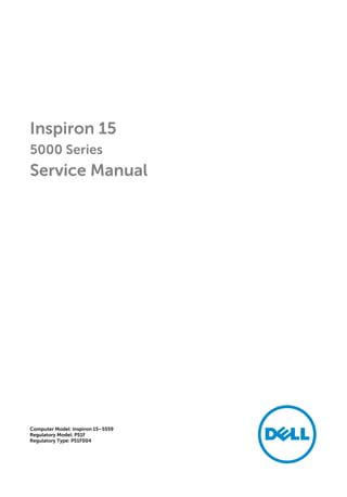 dell service manual|Inspiron 15 5559 Service Manual .